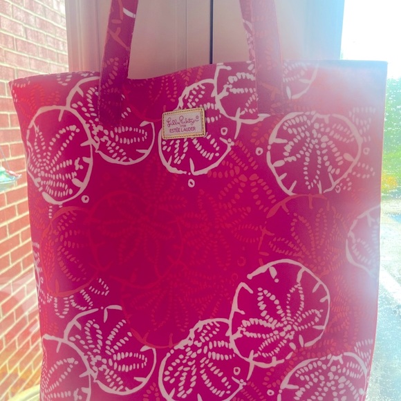 🌴🦩LILLY PULITZER🌸🌼 for ESTEE LAUDER💄TOTE BAG (Excellent Preowned Condition) - Picture 6 of 9